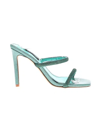 Pre-owned Nine West Mule/clog In Green