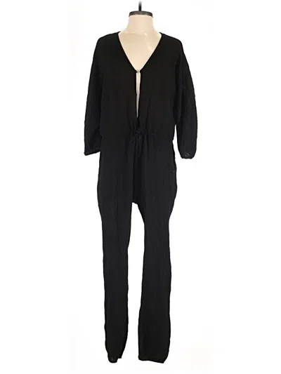 Pre-owned Enza Costa Jumpsuit In Black