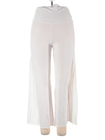 Pre-owned Elan Casual Pants In White