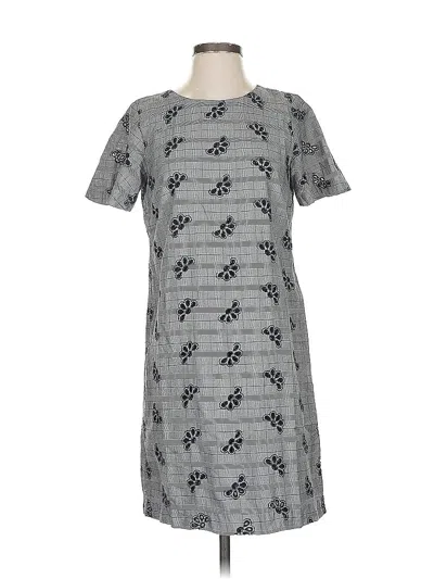 Pre-owned Ann Taylor Casual Dress In Gray