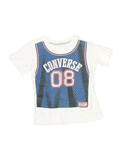 Pre-owned Converse Kids' Short Sleeve T-shirt In Blue