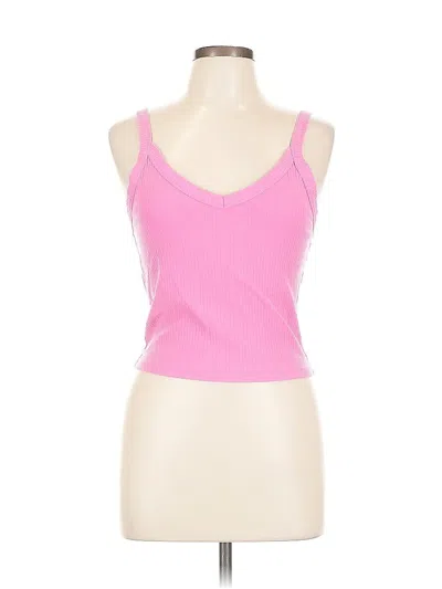Pre-owned Wild Fable Tank Top Pink Halter Neckline Tops