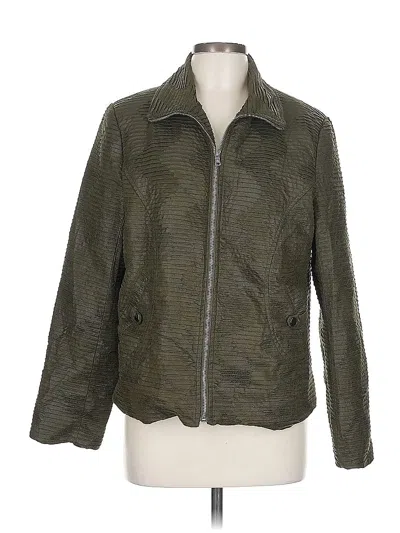 Pre-owned Erin London Jacket In Green