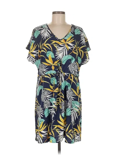 Pre-owned Ekouaer Casual Dress In Blue