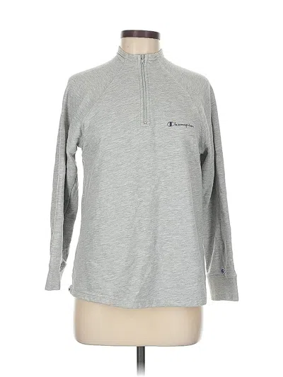 Pre-owned Champion Sweatshirt In Gray