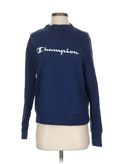 Pre-owned Champion Sweatshirt In Blue