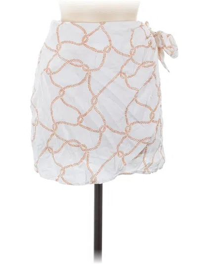 Pre-owned Weworewhat Casual Skirt In White