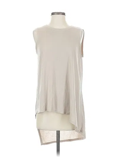 Pre-owned Bcbgmaxazria Sleeveless T-shirt In Brown