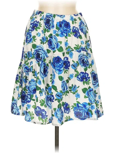 Pre-owned Boohoo Casual Skirt In Blue
