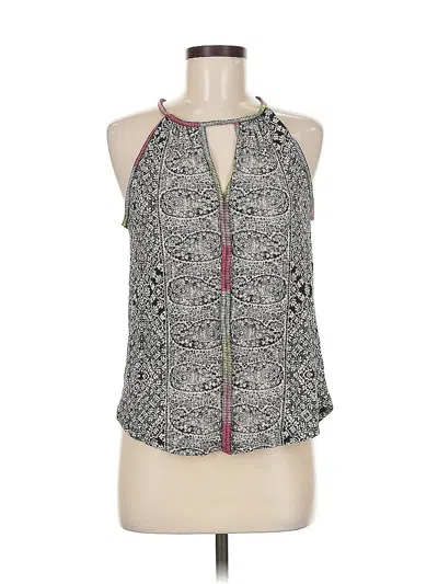 Pre-owned Lucky Brand Tank Top Black Halter Neckline Tops