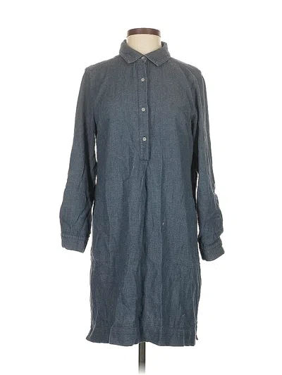 Pre-owned Jjill Casual Dress In Gray