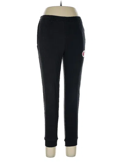 Pre-owned Champion Track Pants In Black