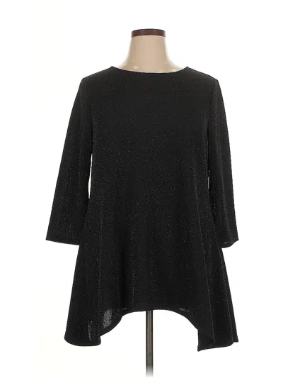 Jm Collection Casual Dress In Black