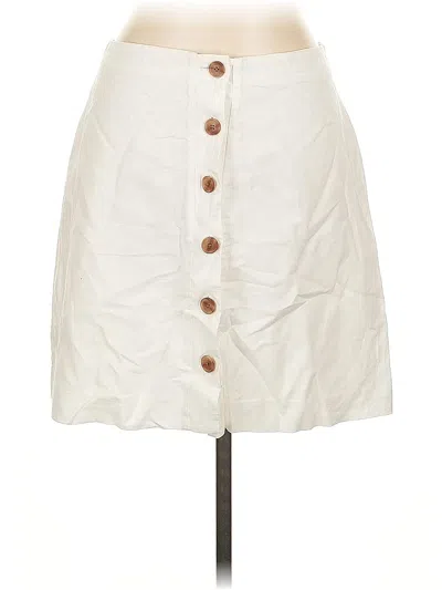 Pre-owned Gap Casual Skirt In White