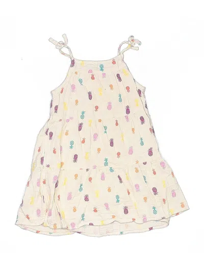 Pre-owned Cat & Jack Kids' Dress In White