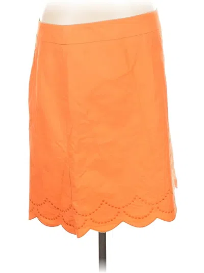 Pre-owned Talbots Casual Skirt In Orange