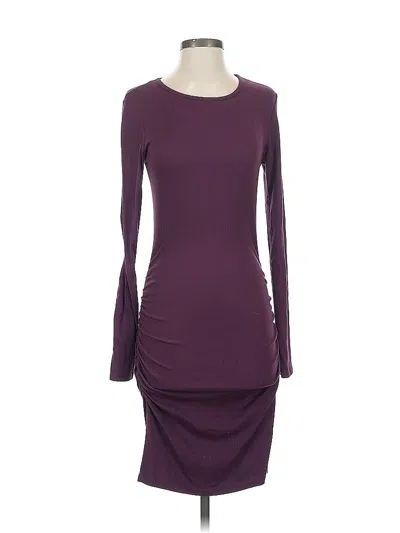 Pre-owned Michael Stars Cocktail Dress In Burgundy
