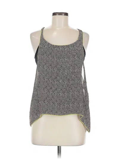 Pre-owned Vintage Havana Sleeveless Top Gray Halter Neckline Tops