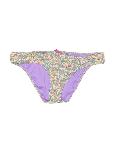 Pre-owned Victoria's Secret Swimsuit Bottoms In Purple
