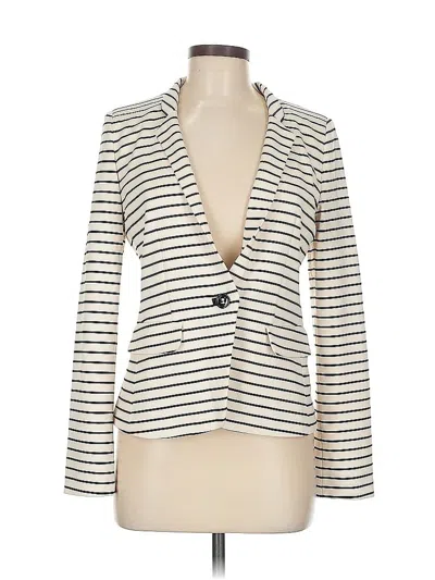 Pre-owned Marella Blazer Jacket In White