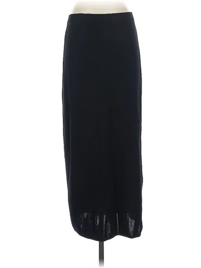 Pre-owned Misook Formal Skirt In Black