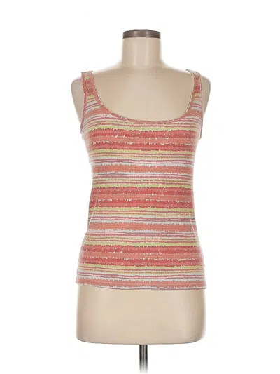 Pre-owned Faded Glory Tank Top Red Square Neckline Tops
