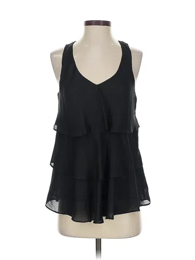 Pre-owned Rafaella Sleeveless Blouse In Black