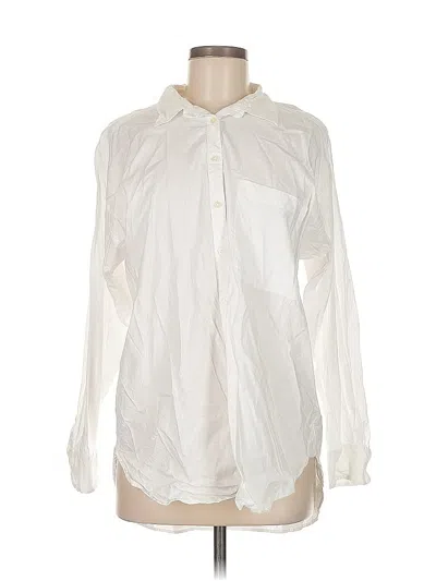 Pre-owned Ann Taylor Loft Long Sleeve Button Down Shirt In Multi