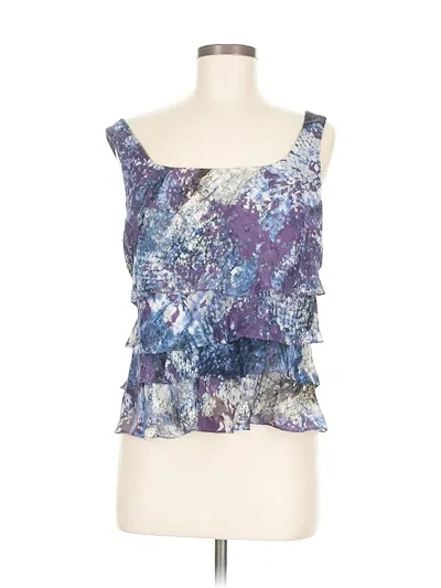 Pre-owned Alex Evenings Sleeveless Blouse In Purple