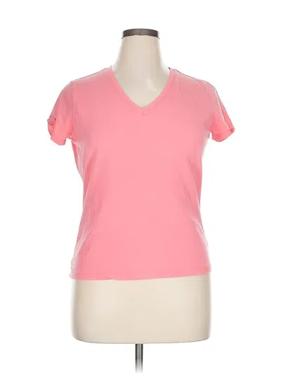 Pre-owned Talbots Short Sleeve T-shirt In Pink