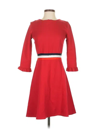 Pre-owned Berna Casual Dress In Red