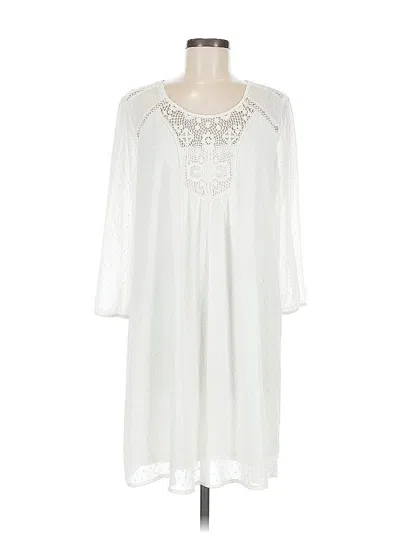 Pre-owned Dr2 3/4 Sleeve T-shirt In White