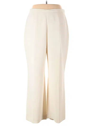 Pre-owned Le Suit Dress Pants In White