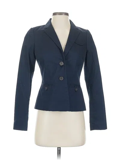 Pre-owned Banana Republic Blazer Jacket In Blue