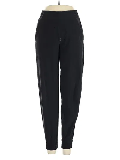 Pre-owned Athleta Track Pants In Black