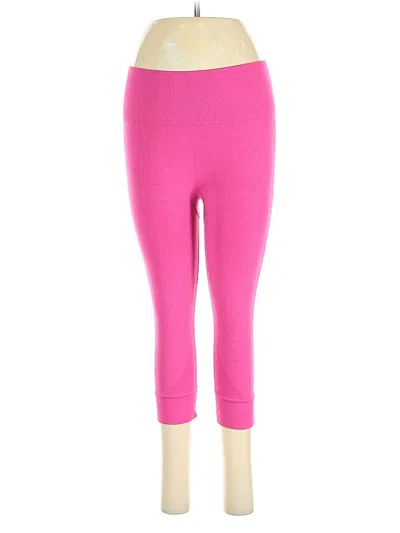 Pre-owned Lululemon Athletica Yoga Pants In Pink