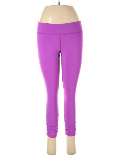 Pre-owned Beyond Yoga Yoga Pants In Purple
