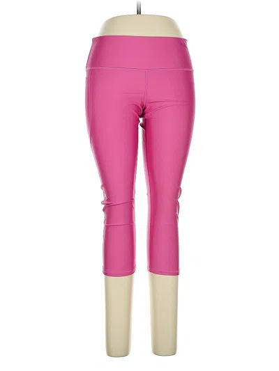 Pre-owned Under Armour Active Pants In Pink