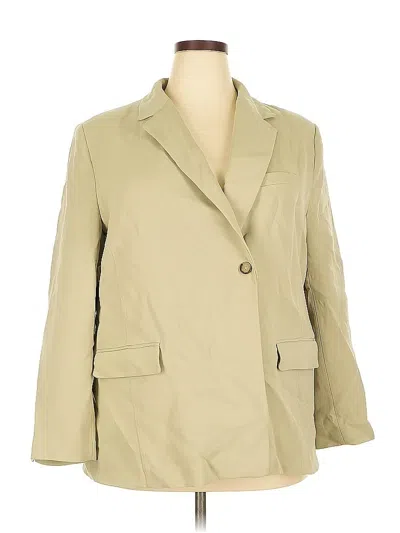 Pre-owned Zara Blazer Jacket In Brown