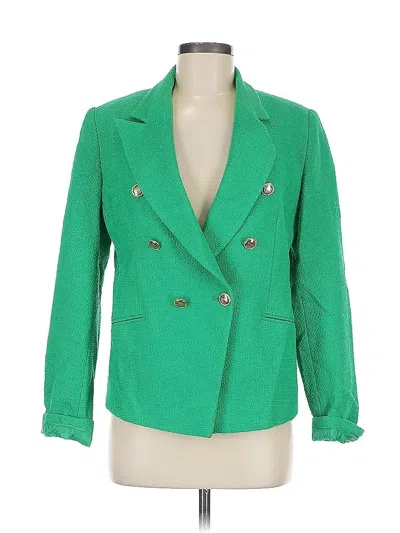 Pre-owned Karen Millen Blazer Jacket In Green