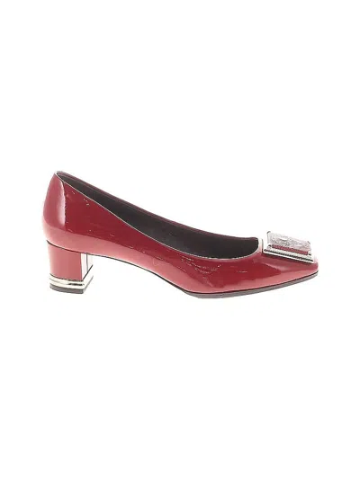 Pre-owned Elie Tahari Heels In Red