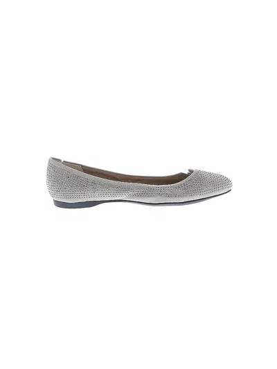 Pre-owned Jessica Simpson Flats In Gray