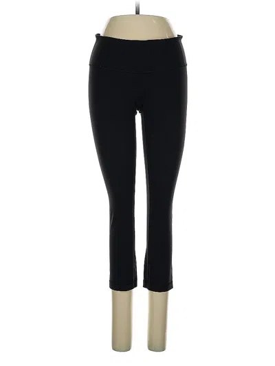 Pre-owned Lululemon Athletica Active Pants In Black