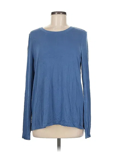 Pre-owned Gap Long Sleeve T-shirt In Blue