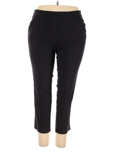 Pre-owned Ny Collection Active Pants In Black