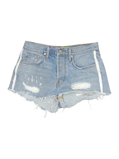 Pre-owned Sr Vs. Sandrine Rose "the Virgin Label" Denim Shorts In Blue