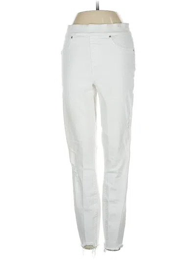 Pre-owned Spanx Jeggings In White