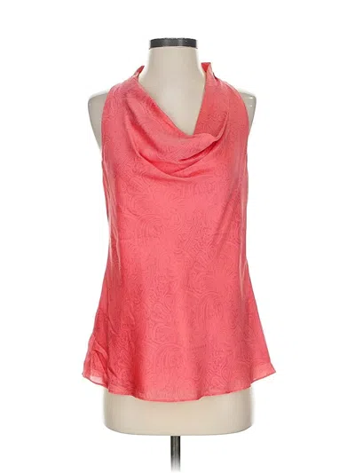 Pre-owned Ann Taylor Tank Top Pink Cowl Neck Tops