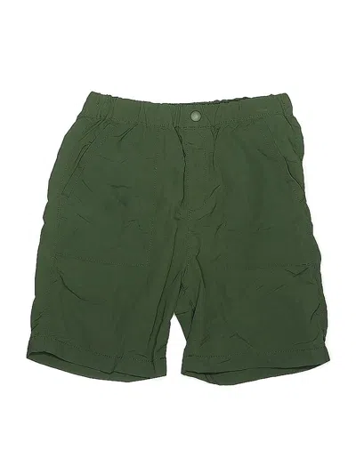 Pre-owned Uniqlo Kids' Cargo Shorts In Green