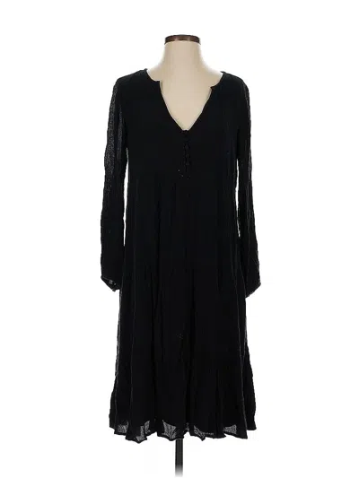 Pre-owned Ann Taylor Loft Casual Dress In Black